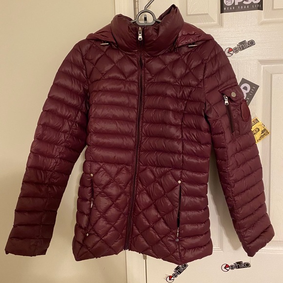 Maroon Ralph Lauren Coat - Picture 2 of 4
